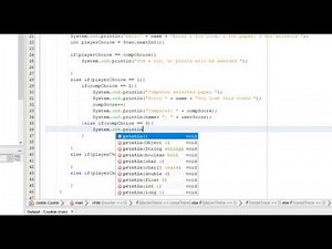 Java for Beginners # 18 - Rock paper scissors game
