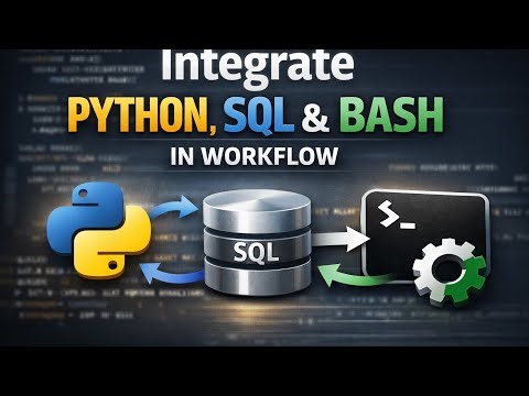 How Data Engineers Integrate Python, SQL & Bash in Real-World Workflows