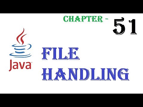 File handling in Java - Java tutorial - w3Schools - Chapter 51 English