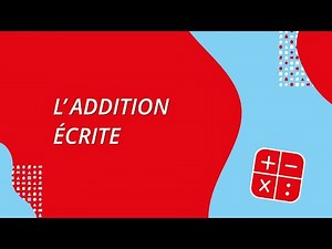 L'addition écrite