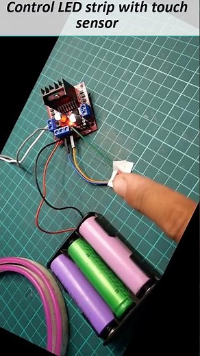 Control LED Strip with a Touch Sensor Using Arduino!
