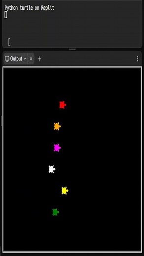Turtle Racing Game | Turtle Graphics | Python Turtle Beginner Project #codingrah