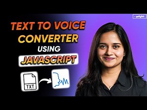 How To Make Text To Voice Converter Using JavaScript | Text To Speech Generator
