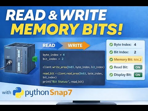 PLC Custom Dashboard for PLC Control In Python Build Your Own GUI Dashboard #siemensplc #python #iot