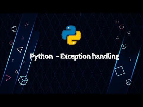 Python - Exception handling