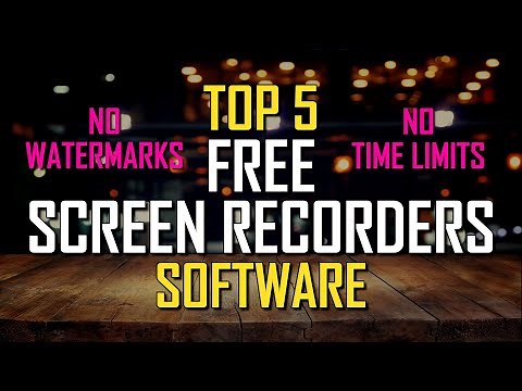 Top 5 Best FREE SCREEN RECORDING Software