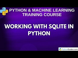 SQLite in Python | Python Tutorial | 2025