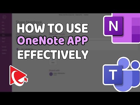 How to USE ONENOTE APP IN MICROSOFT TEAMS EFFECTIVELY