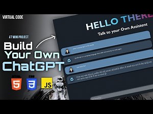 Build your own ChatGPT Using HTML, CSS & JS🔥 | #7 Mini Project