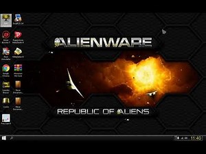 TEMA PARA WINDOWS 10 1909 2020, TEMA ALIENWARE HQ GOLD