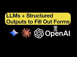 How to Automate Filling Out Forms with AI Structured Outputs | OpenAI + Claude + Gemini