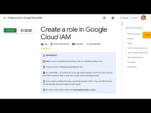 Create a role in Google Cloud IAM