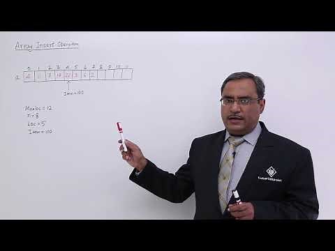 Insert Operation On An Array