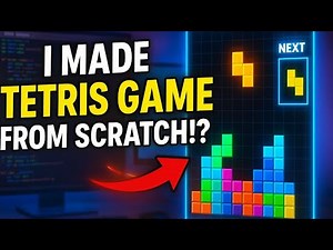 I Built Tetris in Python from Scratch (Pygame Beginner Tutorial – PART 1)