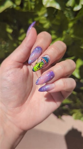 👽 These galaxy alien nails are AMAZING by #LEEducator @badash_nails 🚀 Ft new Out of This World shades: Phone Home Supernova Glitter Gel Alien Invasion Ms. Martian SpaceCadet #LESupernova #LEMsMartian #LEAlienInvasion #LEPhoneHome #LESpaceCadet #LightElegance #LENails #LESpaceGirl #almondnails #gelnails #nails #nailart #LEGlitterGel #sparklynails #glitternails #summernails