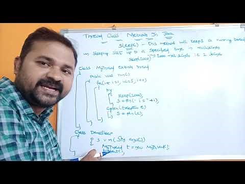 sleep( ) || - method || Thread Class Methods in Java Part3