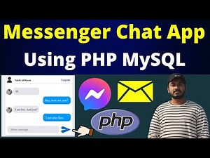 How to Create Chat App using PHP MySQL | Chat Application using PHP MySQL | Chat App like Messenger