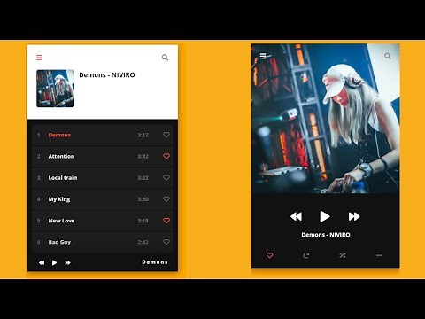 How to create a custom music player using Html CSS & JavaScript | Full Tutorial