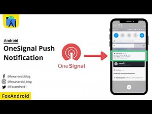 OneSignal Push Notification - Android Studio Tutorial | Firebase Cloud Messaging with OneSignal