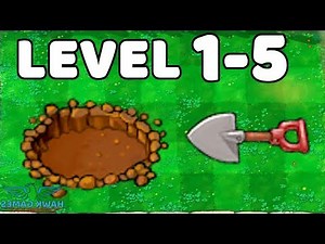 Plants vs Zombies Javascript Day Grass 1-5 [Random Hole] /PvZJS/