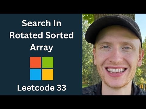 Search in Rotated Sorted Array - Leetcode 33 - Binary Search (Python)