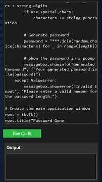 Create a Random Password Generator - Python Automation