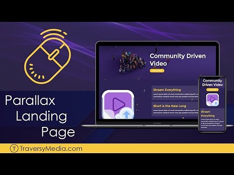 Parallax Landing Page - Rellax.js