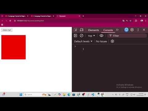 event and event handling in javascript || Frontend Web Development ‪@helloworld_institute‬