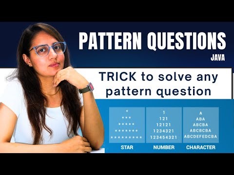 Best Pattern Printing Questions | Logic Building for Placements | JAVA Complete Course