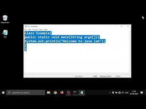 In ಕನ್ನಡ - How to execute Java program in JDK using set path method & class loader not found error.
