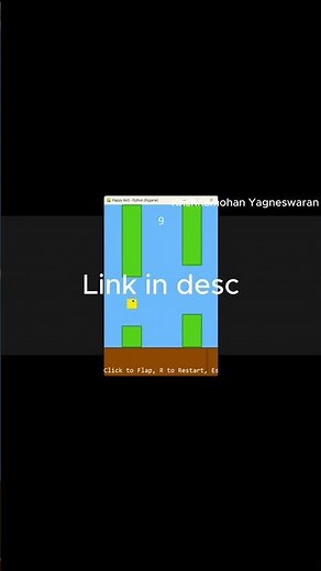 How to Make Flappy Bird in Python (Pygame) | Full Game Tutorial with Code