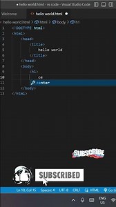 🧑🏻‍💻 How To Make Hello World | Html Css #coding #shorts #viral