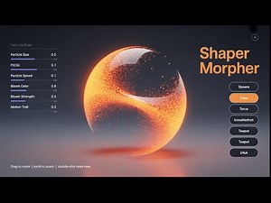 Morphing 3D Visualizer | Creative Three.js Animation