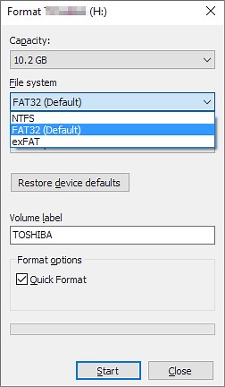 How to Format USB Flash Drive to FAT32 (for 32/64/128GB...)