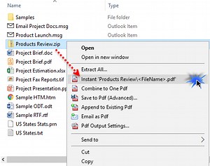How to convert ZIP to PDF files or combine into one PDF? - AssistMyTeam