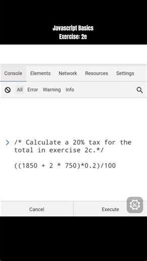 Javascript Basics Exercise 2e #live #code #repeat #javascript