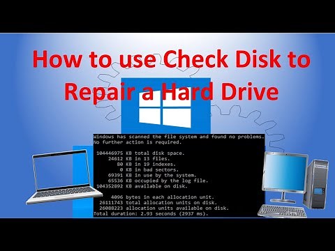 How to use Check Disk to repair a Hard Drive