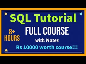 SQL Complete Tutorial | Oracle SQL Full Course | SQL Full Course