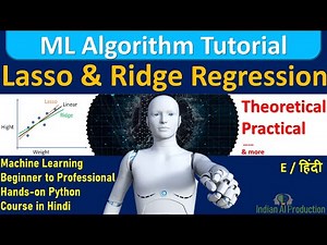 Ridge and Lasso Regression in Python [Hind] Practical | Data Science | Machine Learning Tutorial