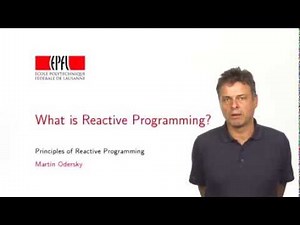Week 1 - What is Reactive Programming