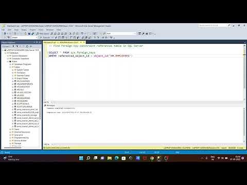 How to find foreign key in SQL Server