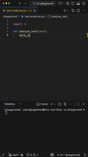 Build a Text Analyzer in Python #programming #python #coding | Laskenta Technologies Limited