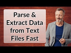 Parse & Extract Data from Text Files Fast