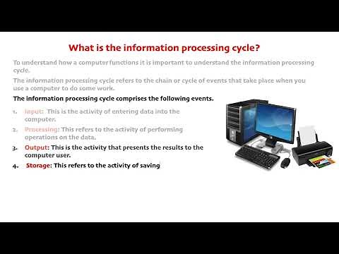 Computer Science Lesson 8: The Information Processing Cycle