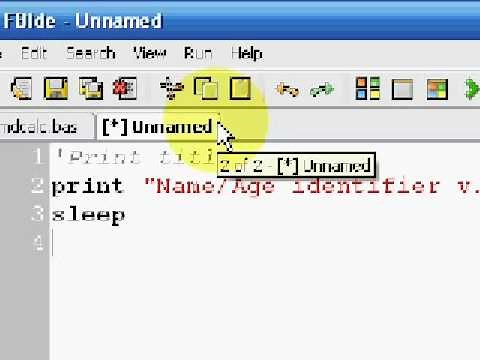 BASIC programming language tutorial - 1
