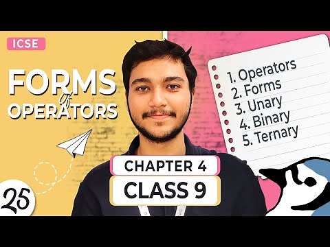 L025 | Operators and its Forms (UNARY, BINARY, TERNARY) in Java
