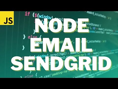 How to send an email with Node JS and SendGrid