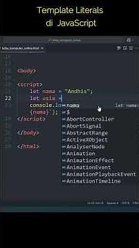 Learn JavaScript For Beginners: How to Use Template Literals in JavaScript
