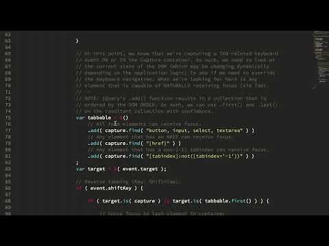 Trapping Focus Within An Element Using Tab-Key Navigation In JavaScript