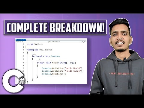 Understand Your First C# Sharp Program